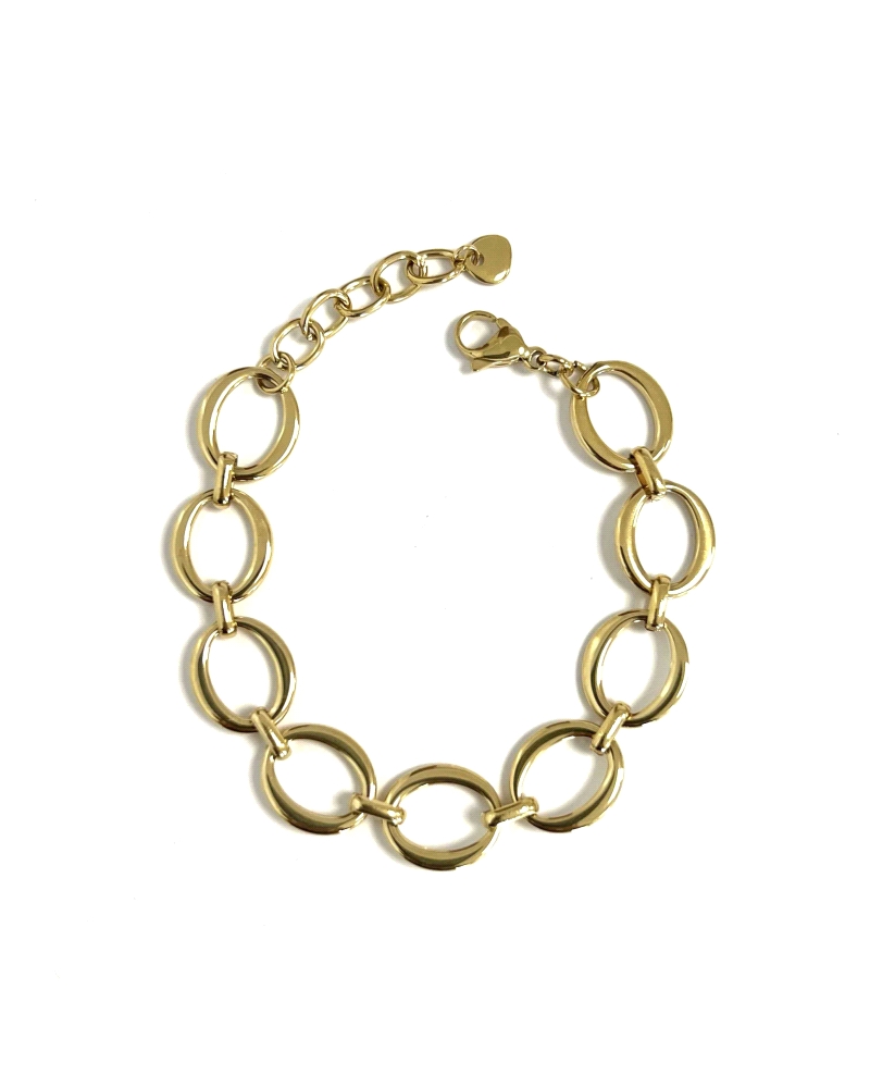 ACERO DORADO PULSERA