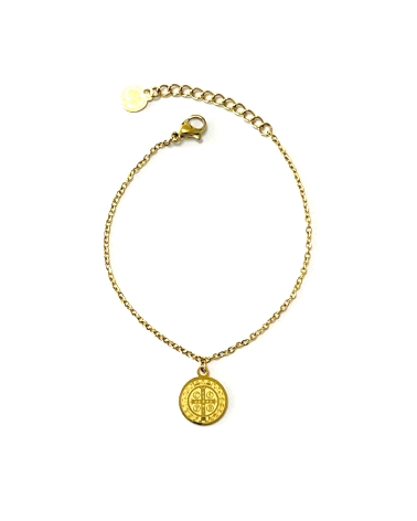 ACERO DORADO PULSERA