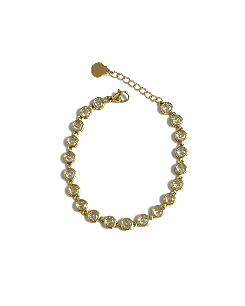 ACERO DORADO PULSERA