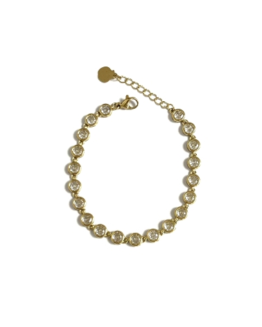 ACERO DORADO PULSERA