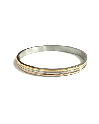 ACERO TRICOLOR PULSERA