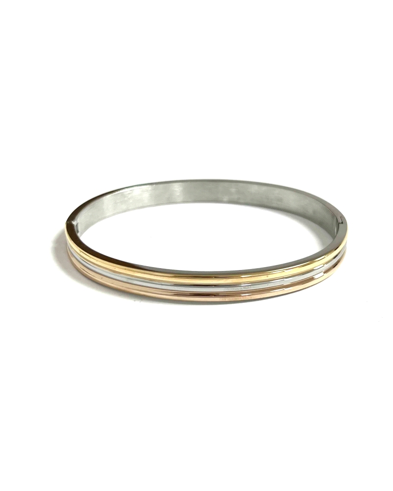 ACERO TRICOLOR PULSERA