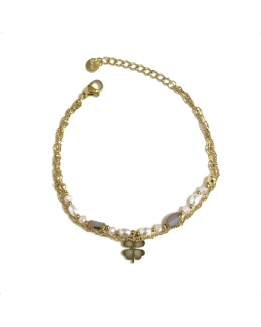 ACERO DORADO PULSERA