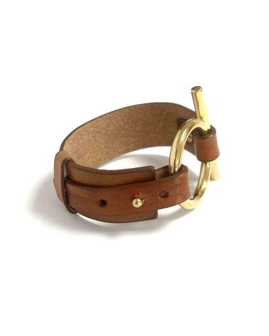 ACERO DORADO PULSERA
