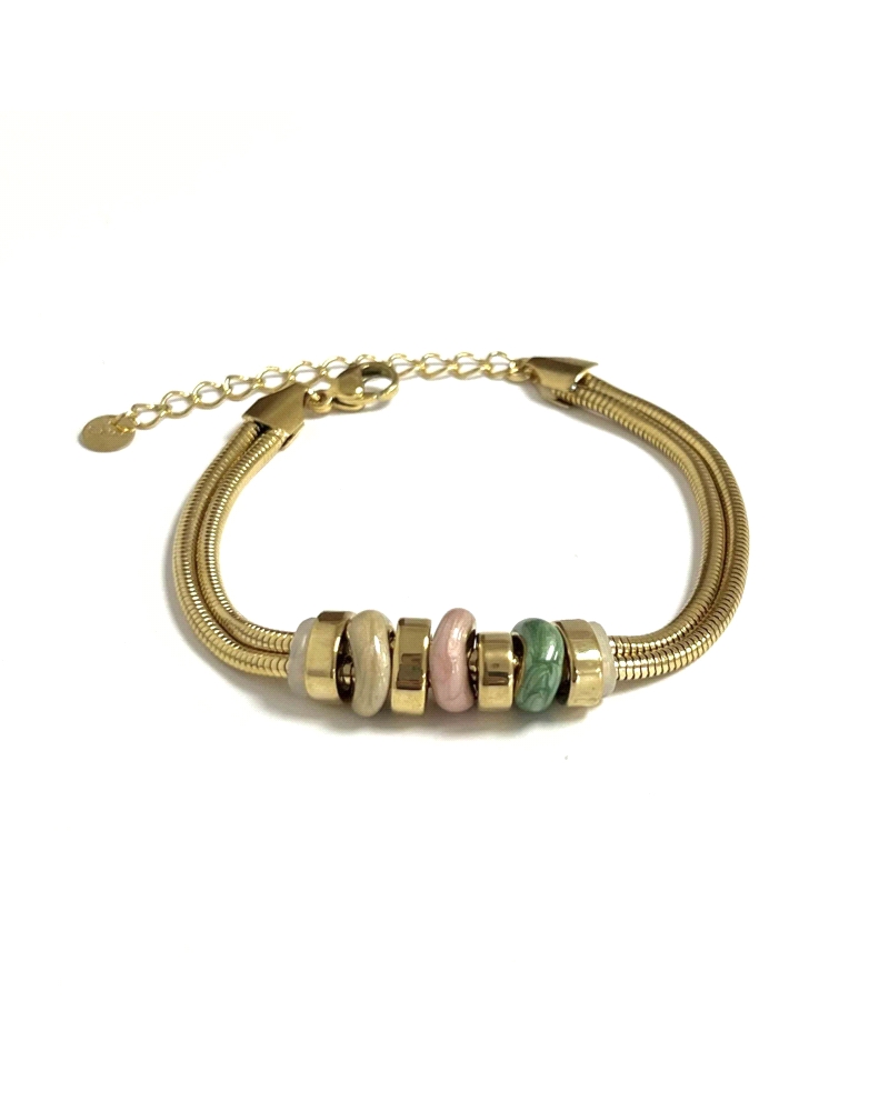 ACERO DORADO PULSERA                                                                                